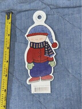 🎅🏻 Scrapbook Die Cut Friends My Minds Eye Bundled Up Friend  442002 1999 Rare